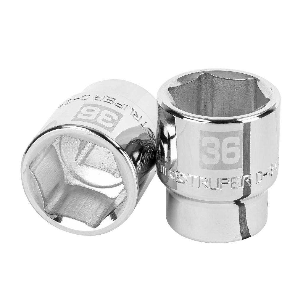 Dado Hexagonal de 36mm, 6 puntas, encaste 3/4″